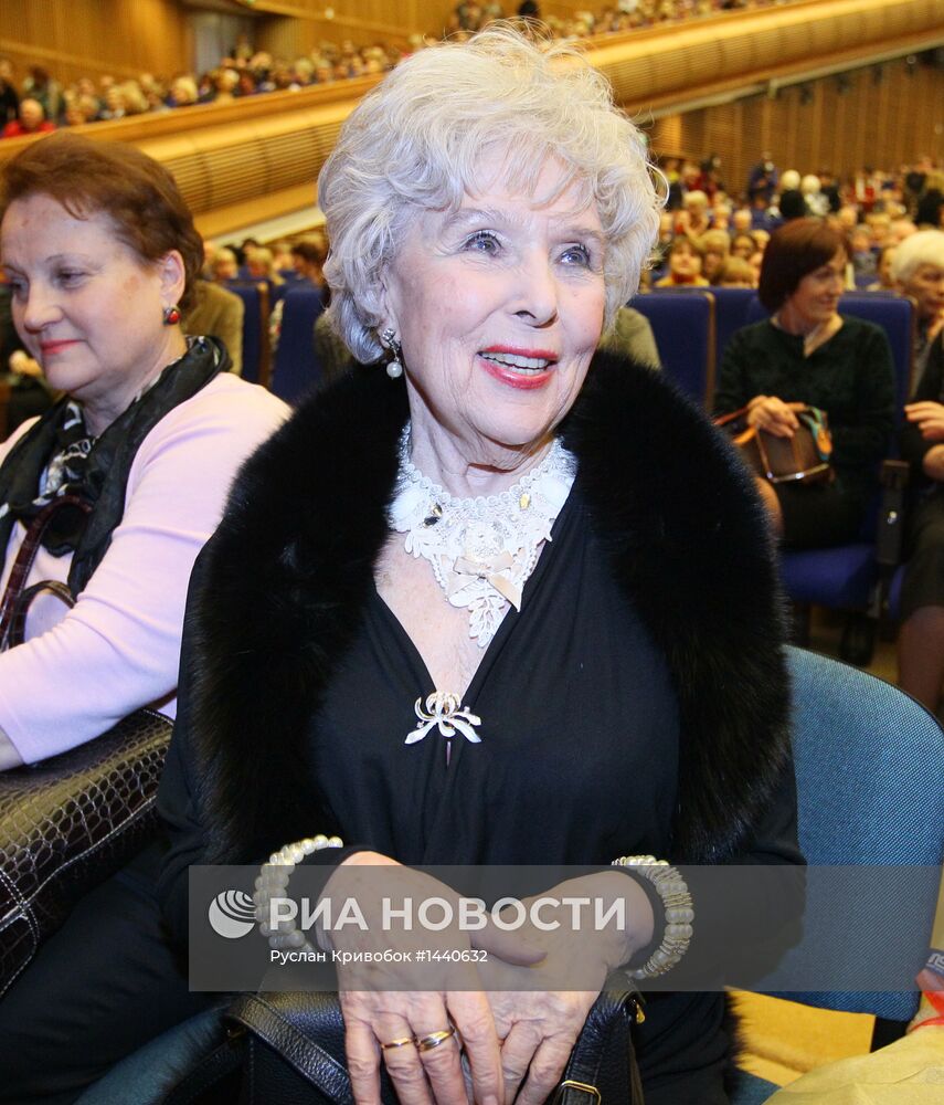 Юбилейный вечер Элины Быстрицкой