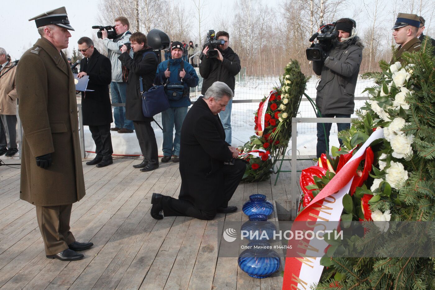 Годовщина крушения самолета польского президента под Смоленском