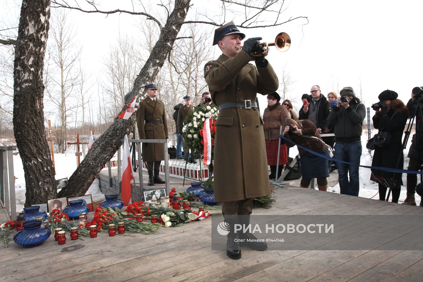 Годовщина крушения самолета польского президента под Смоленском