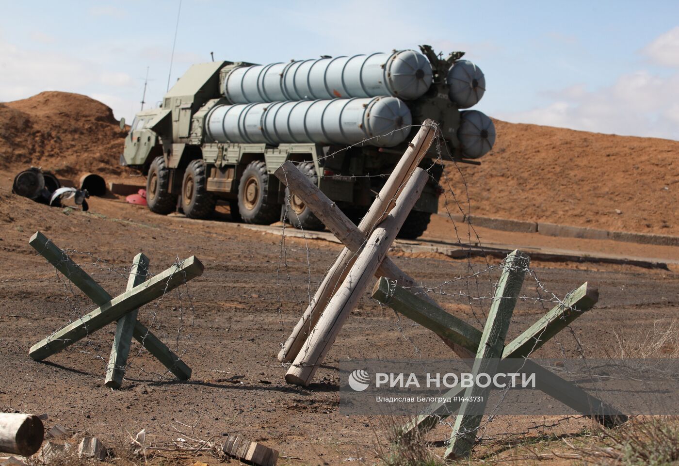 Учения ПВО на полигоне Ашулук