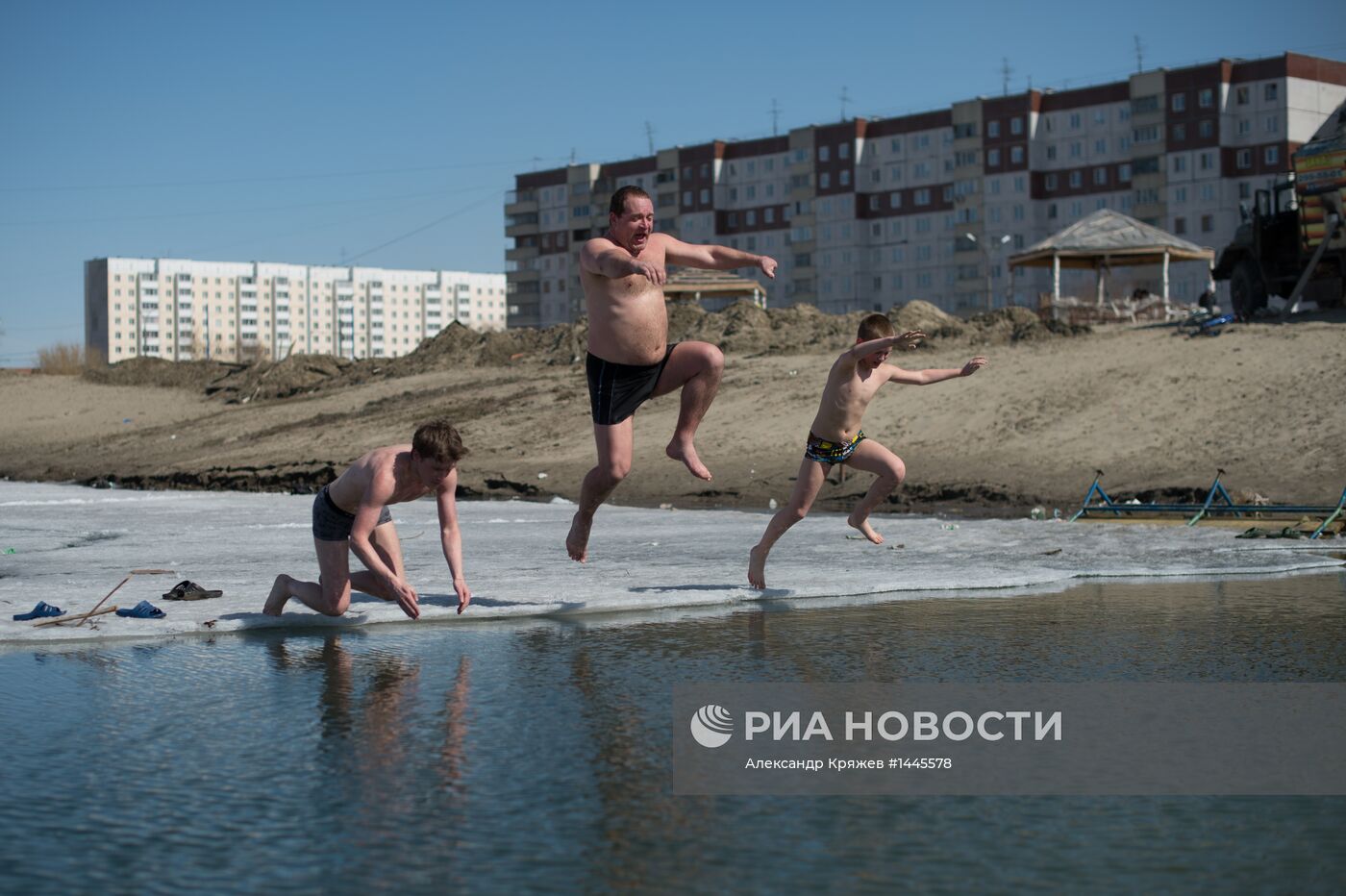 Весенним днем в Новосибирске
