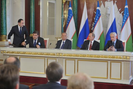Визит президента республики Узбекистан И. Каримова в РФ
