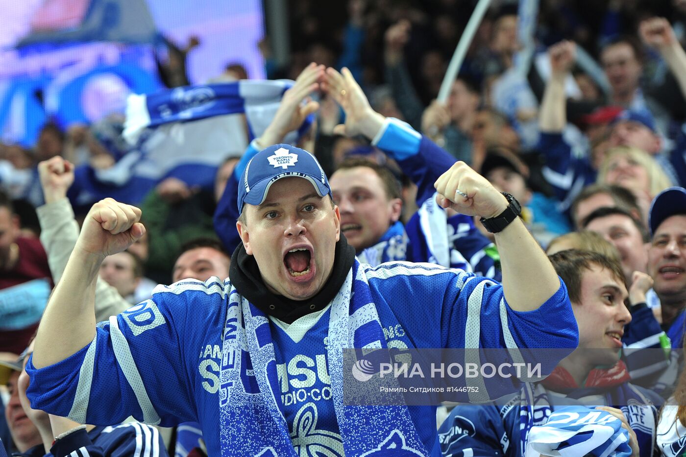 Хоккей. КХЛ. Матч "Динамо" (Москва) - "Трактор"