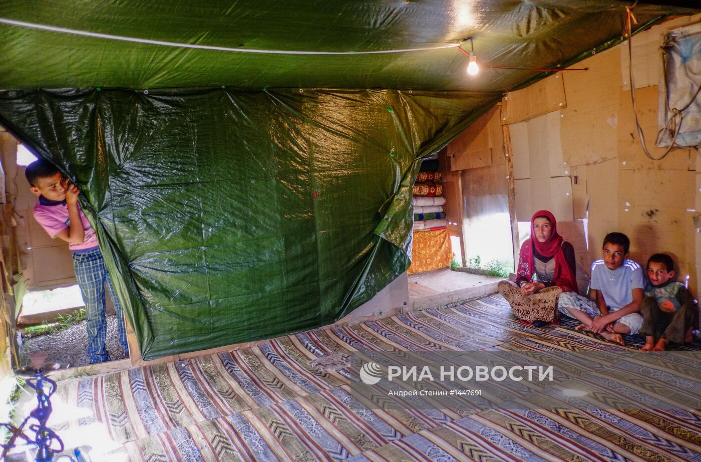 Сирийские беженцы в Ливане