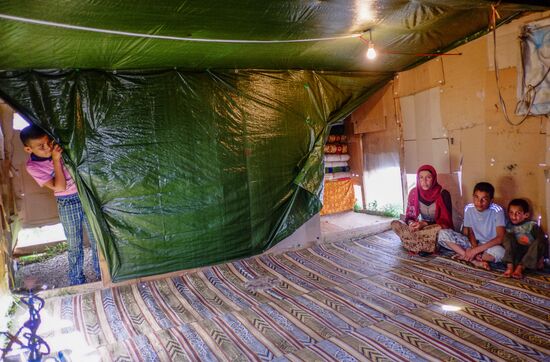 Сирийские беженцы в Ливане