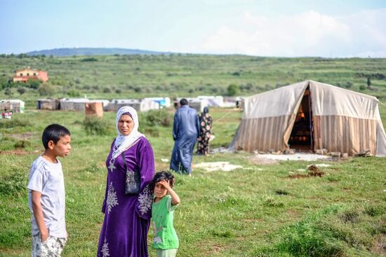 Сирийские беженцы в Ливане