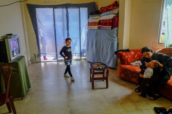 Сирийские беженцы в Ливане