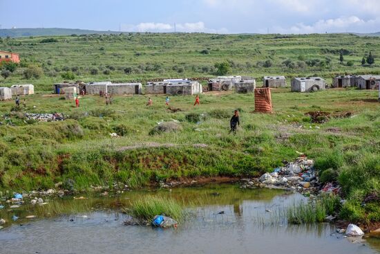 Сирийские беженцы в Ливане