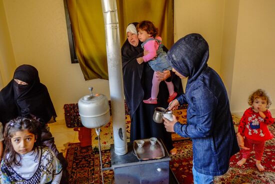 Сирийские беженцы в Ливане