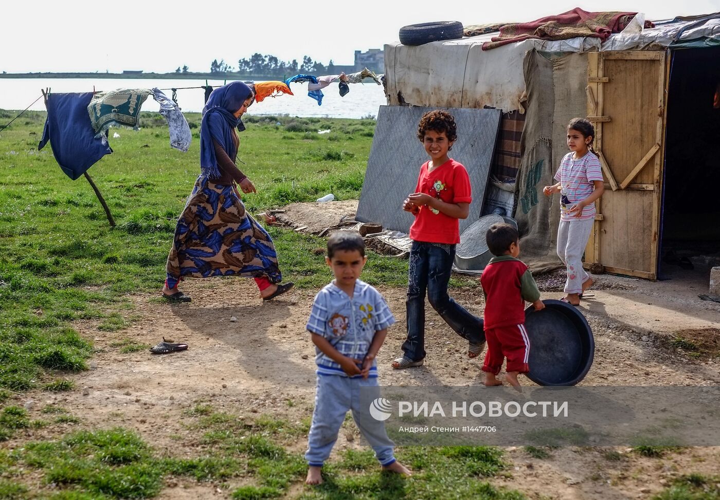 Сирийские беженцы в Ливане