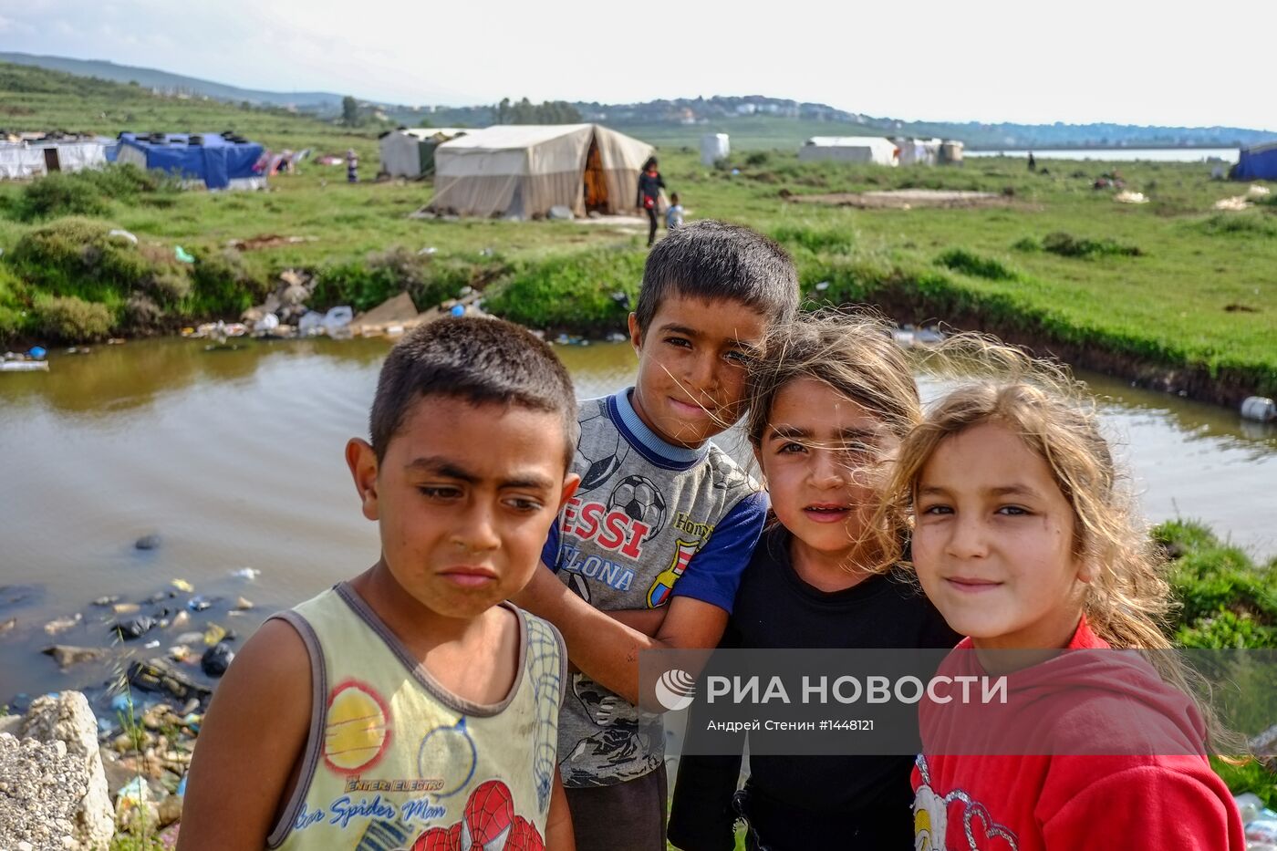 Сирийские беженцы в Ливане