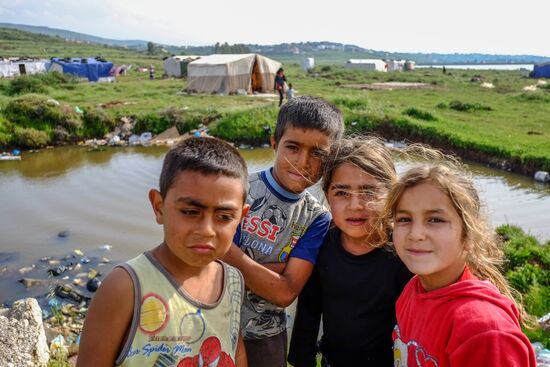 Сирийские беженцы в Ливане