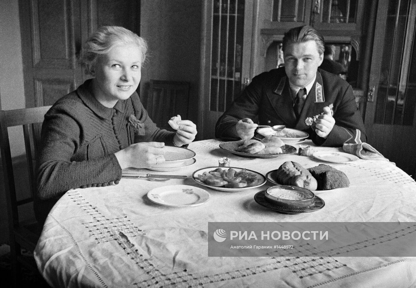 Валентина Серова с мужем Анатолием