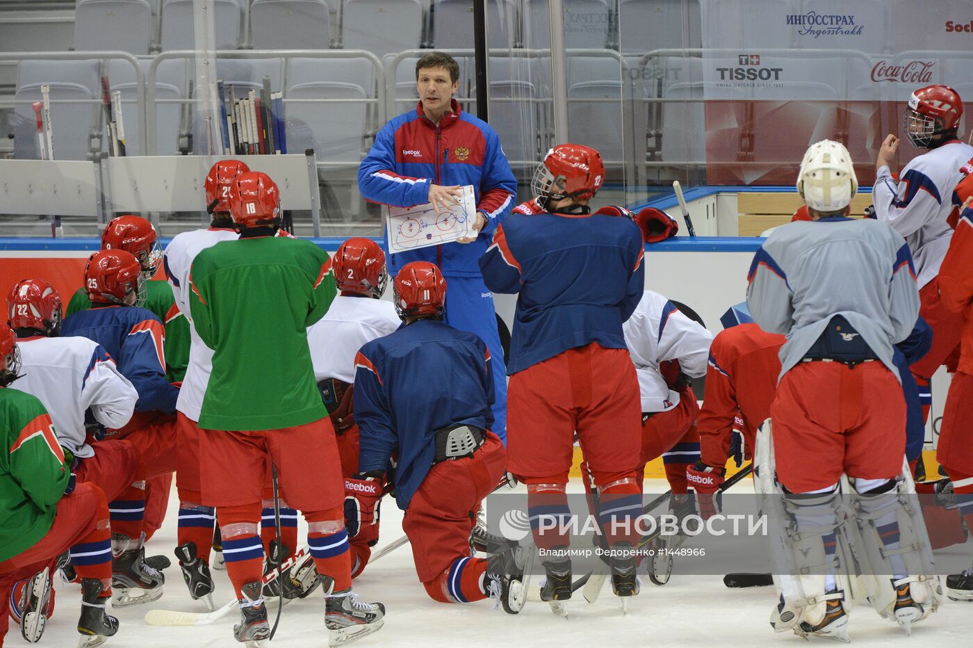 Подготовка к проведению юниорского ЧМ по хоккею в Сочи