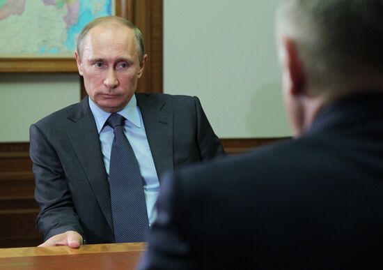 Встреча В. Путина с К. Ромодановским