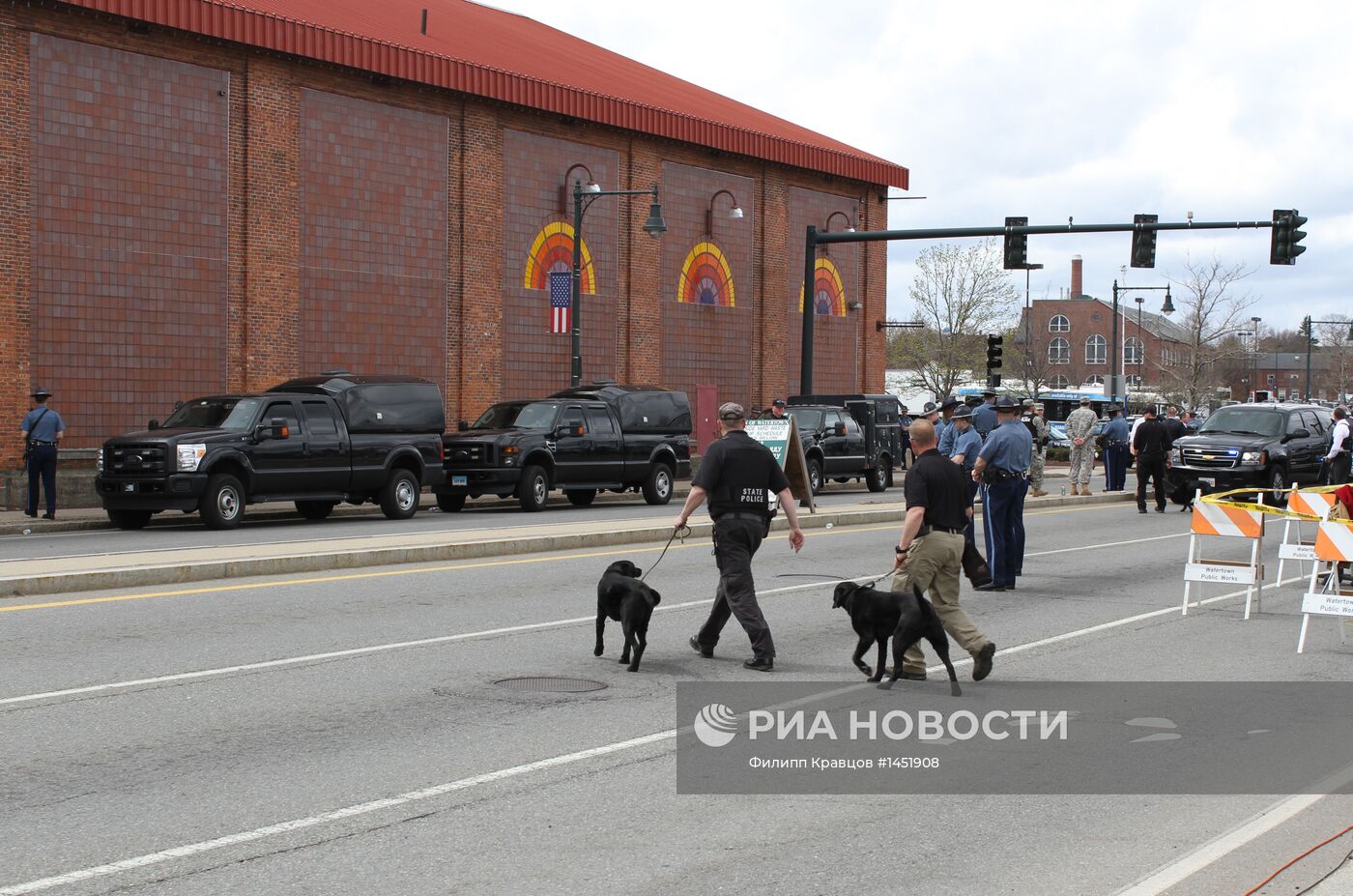 Спецоперация по розыску подозреваемого в Бостонских терактах