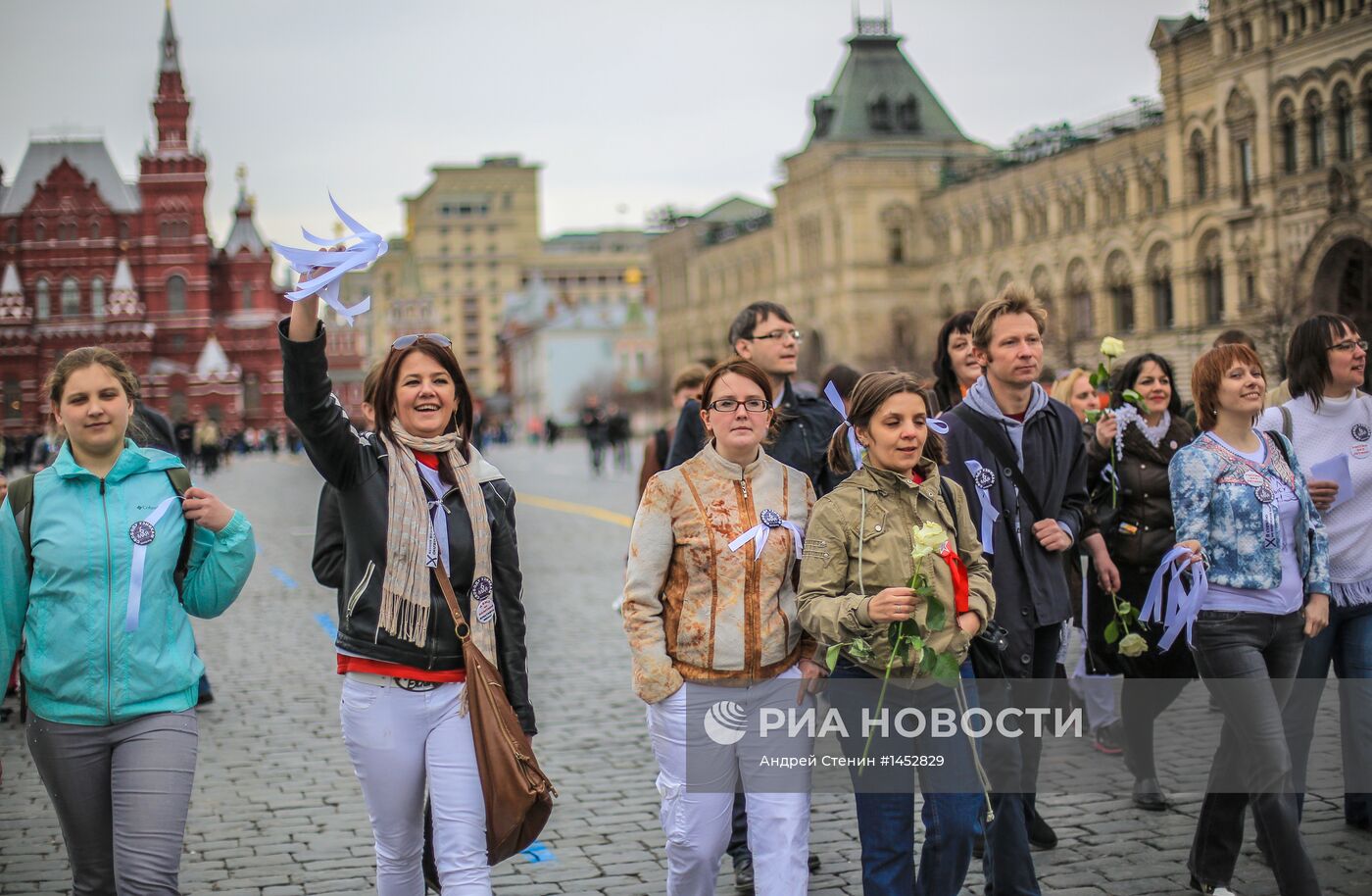 Несанкционированная акция оппозиции на Красной площади