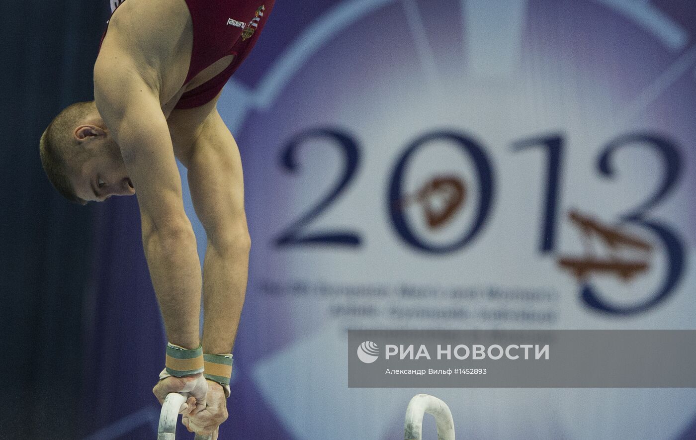 Спортивная гимнастика. Чемпионат Европы. Второй день