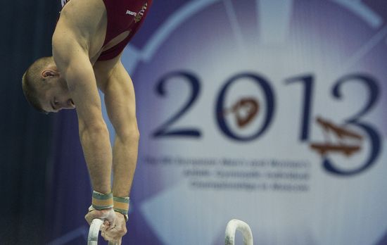 Спортивная гимнастика. Чемпионат Европы. Второй день