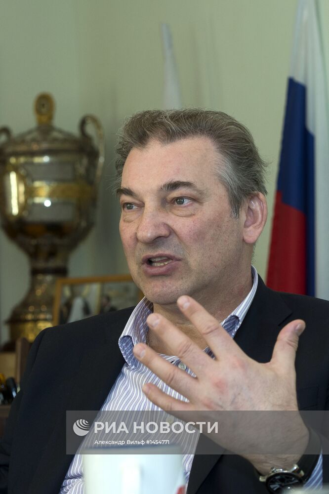 Президент Федерации хоккея России Владислав Третьяк
