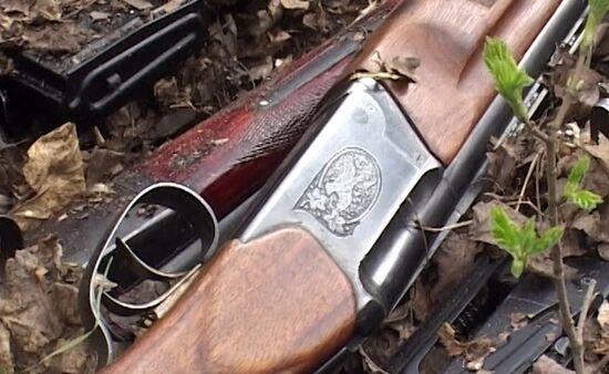 Тайник с оружием "белгородского стрелка" обнаружен в лесу