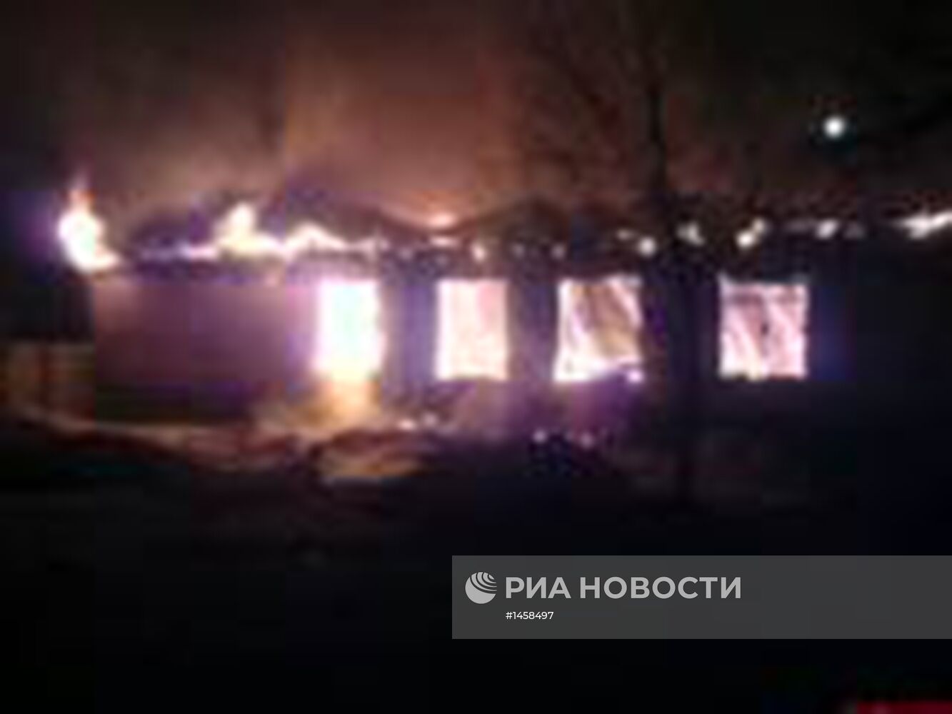 Пожар в психиатрической больнице в Подмосковье