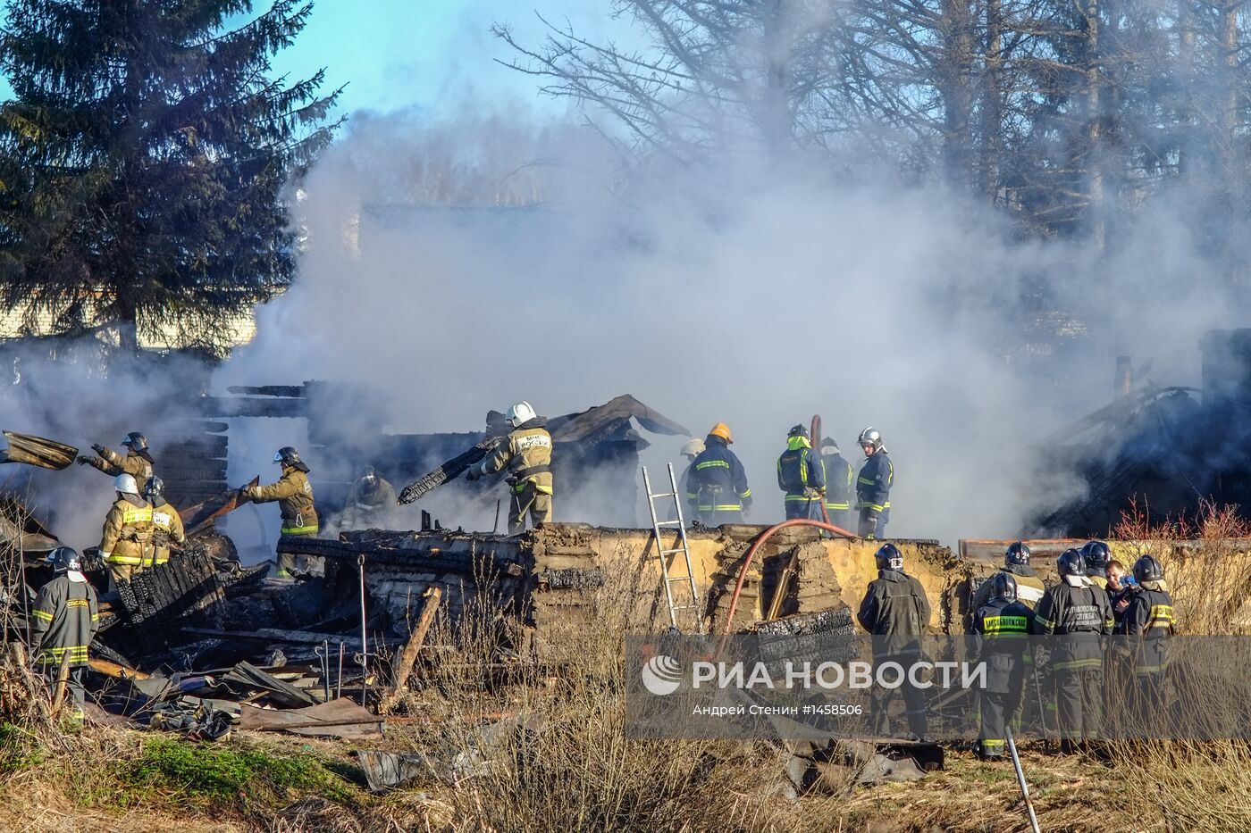 При пожаре в подмосковной психбольнице сгорели люди