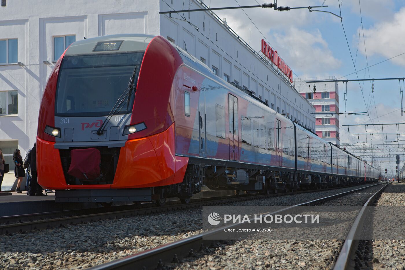 Презентация поезда "Ласточка" в Нижнем Новгороде
