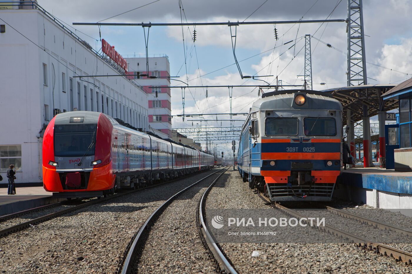 Презентация поезда "Ласточка" в Нижнем Новгороде