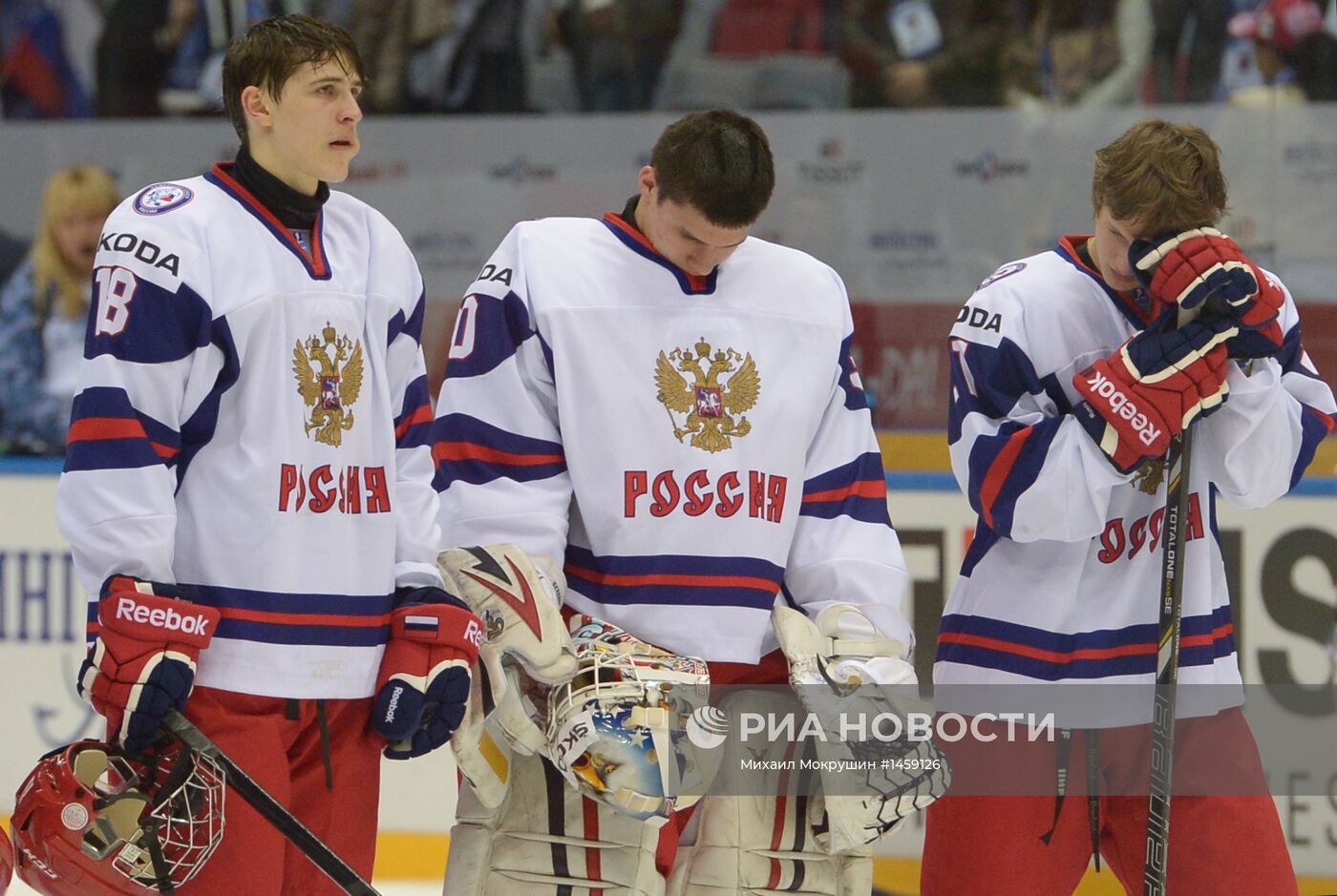 Хоккей. Юниорский ЧМ. Полуфинальный матч Россия - США