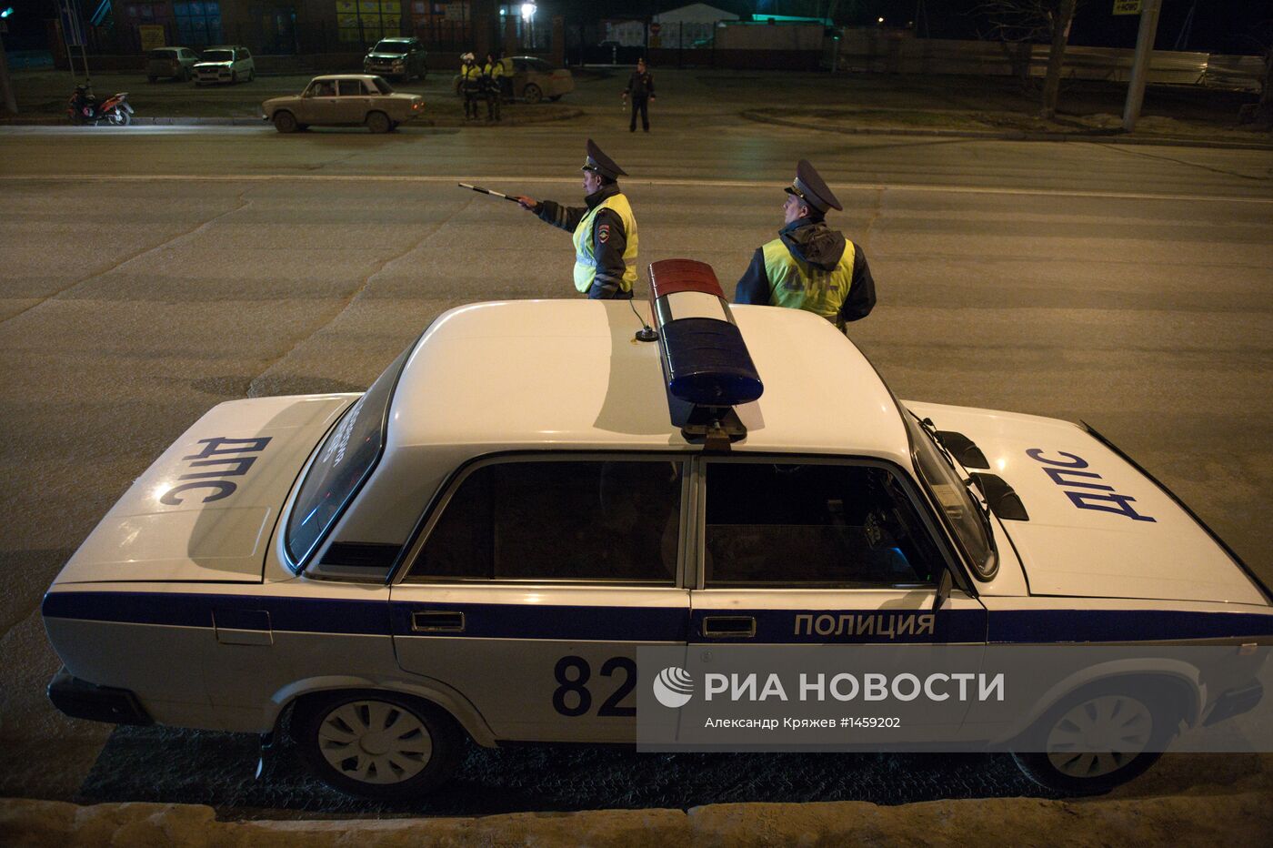 Рейд ГИБДД по выявлению нетрезвых водителей в Новосибирске