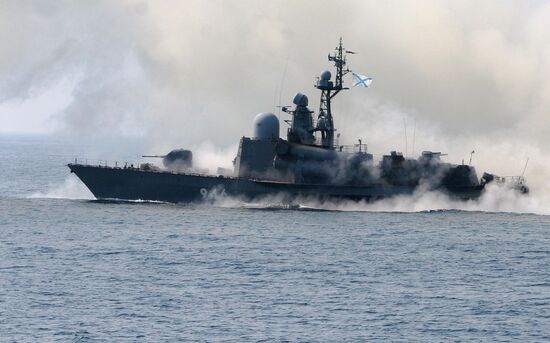 Тихоокеанский флот провел морские учения ракетных катеров