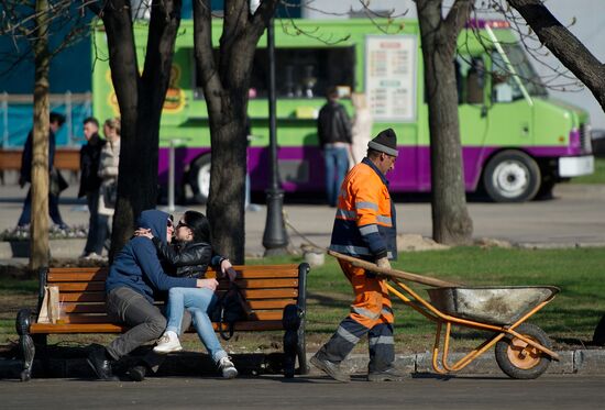 Долгожданная весна в Москве