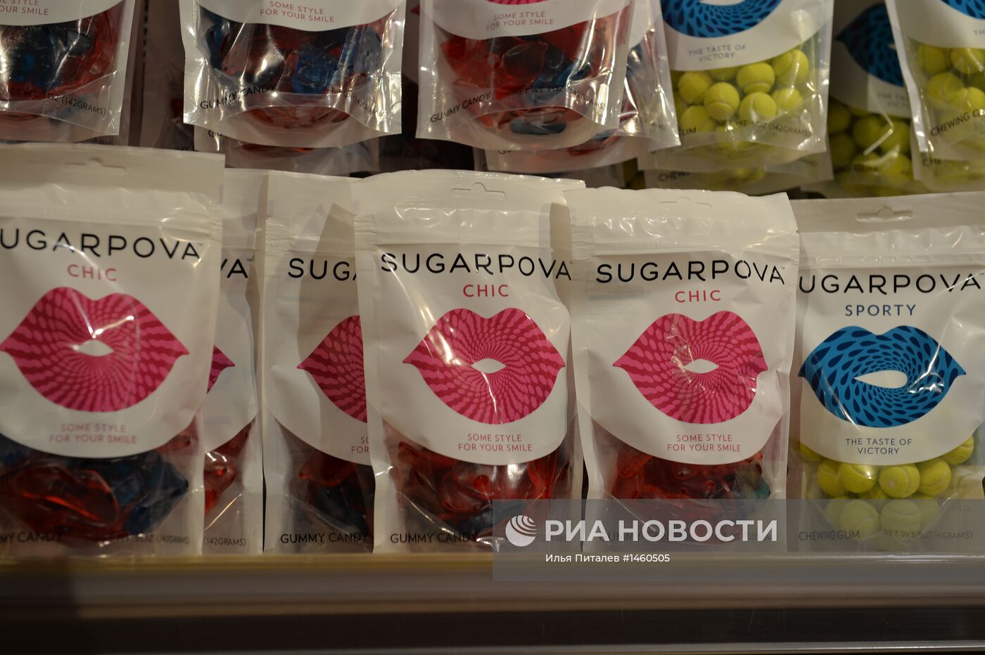 Представление конфет Sugarpova теннисисткой Марией Шараповой