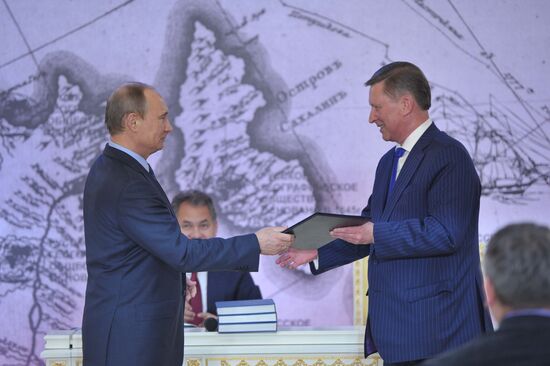 Рабочая поездка В. Путина в СЗФО