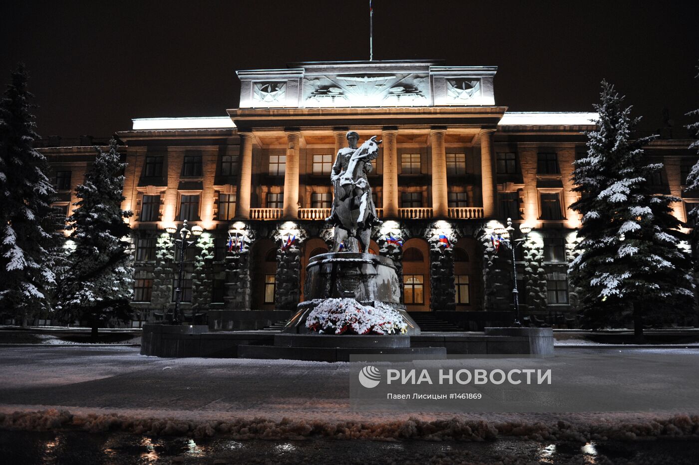 В Екатеринбурге выпал снег