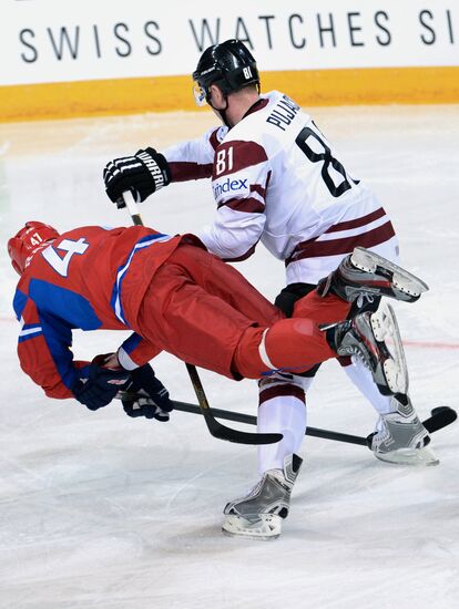 Хоккей. Чемпионат мира. Матч Россия - Латвия