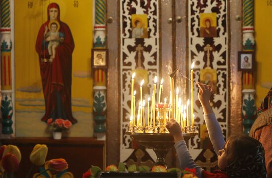Подготовка к празднованию православной Пасхи