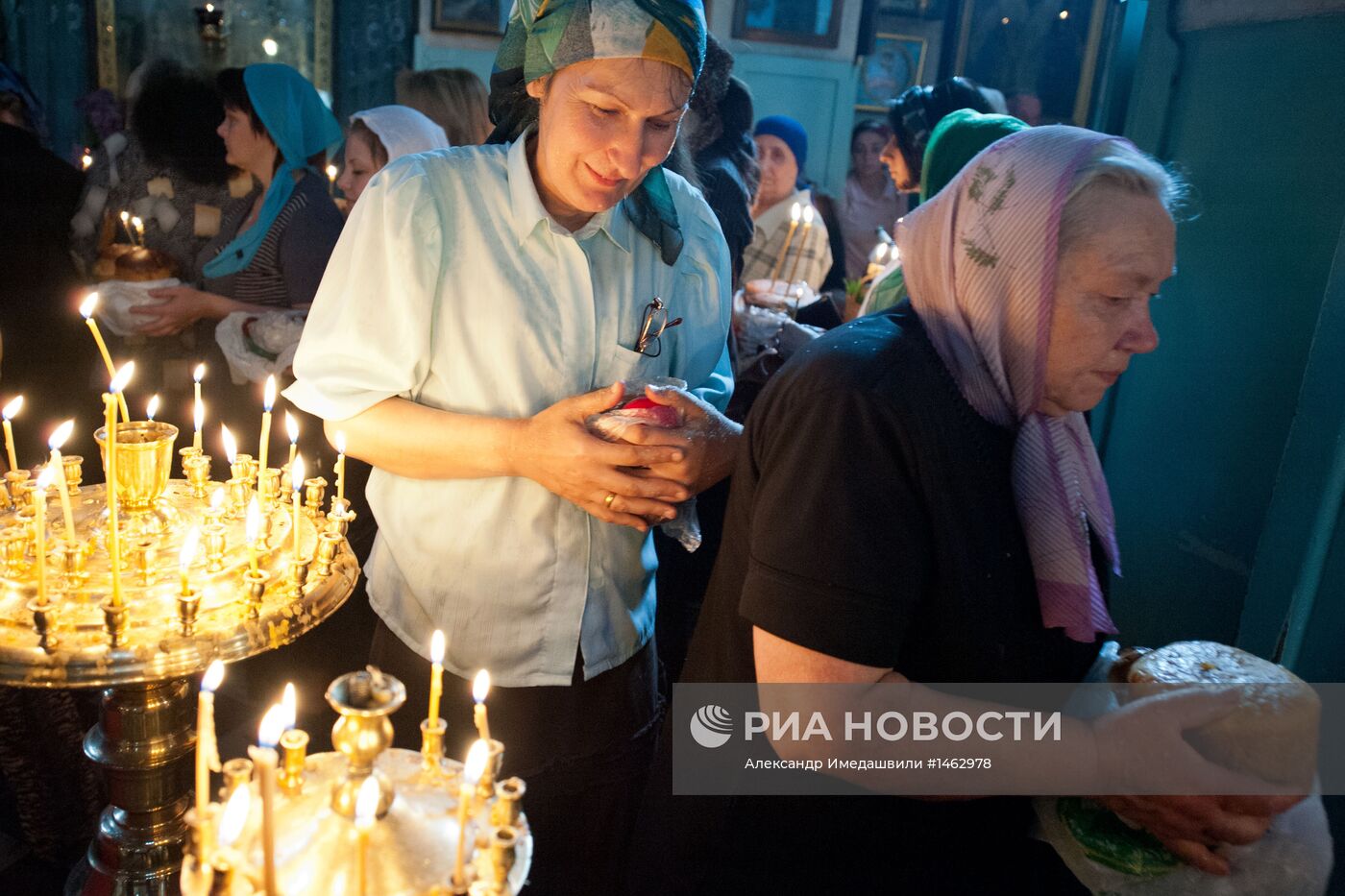 Празднование Пасхи в Тбилиси