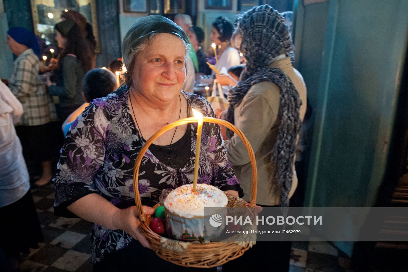 Празднование Пасхи в Тбилиси