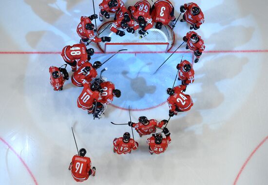Хоккей. Чемпионат мира. Матч Швейцария - Канада