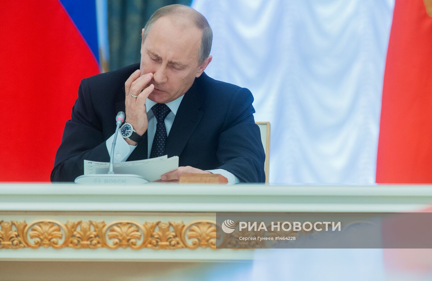 Совещание в Кремле о ходе выполнения указов президента РФ