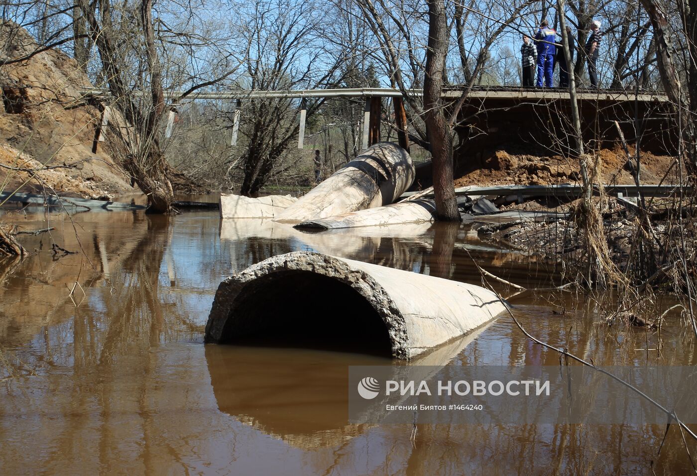 Паводок в Истринском районе Московской области