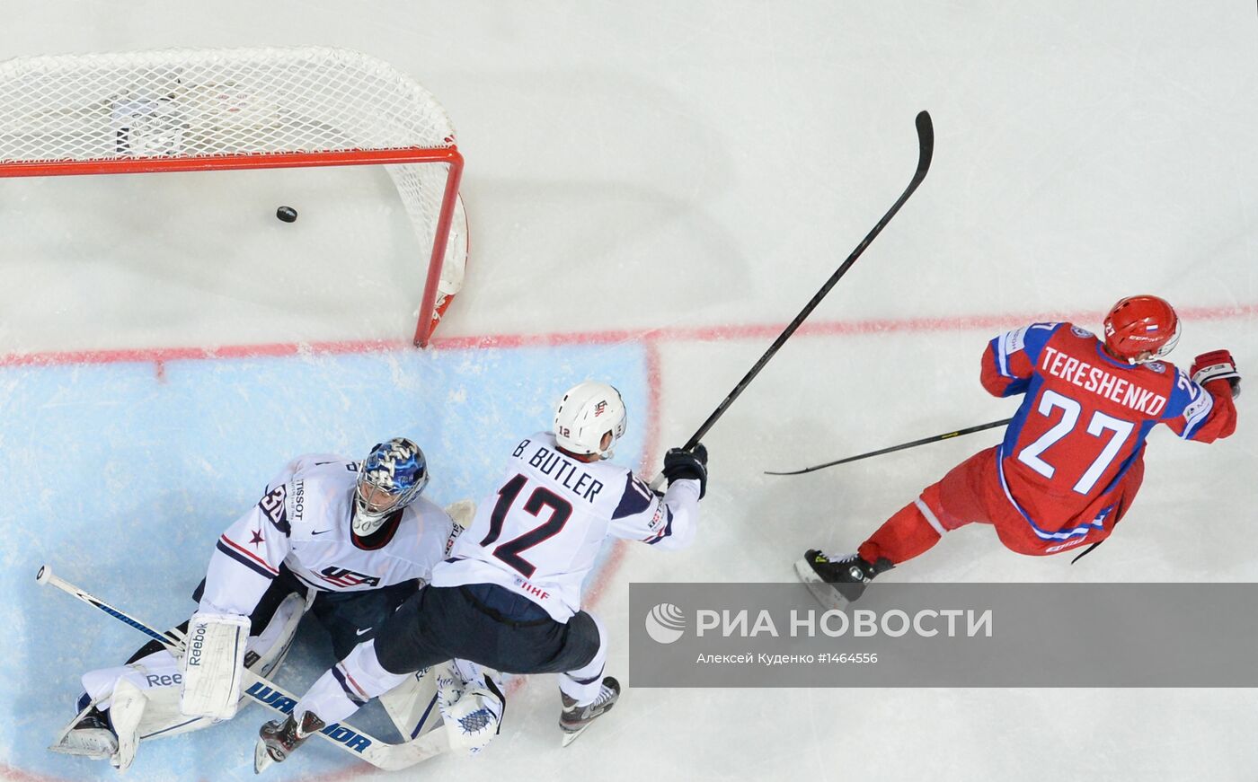 Хоккей. Чемпионат мира. Матч Россия - США