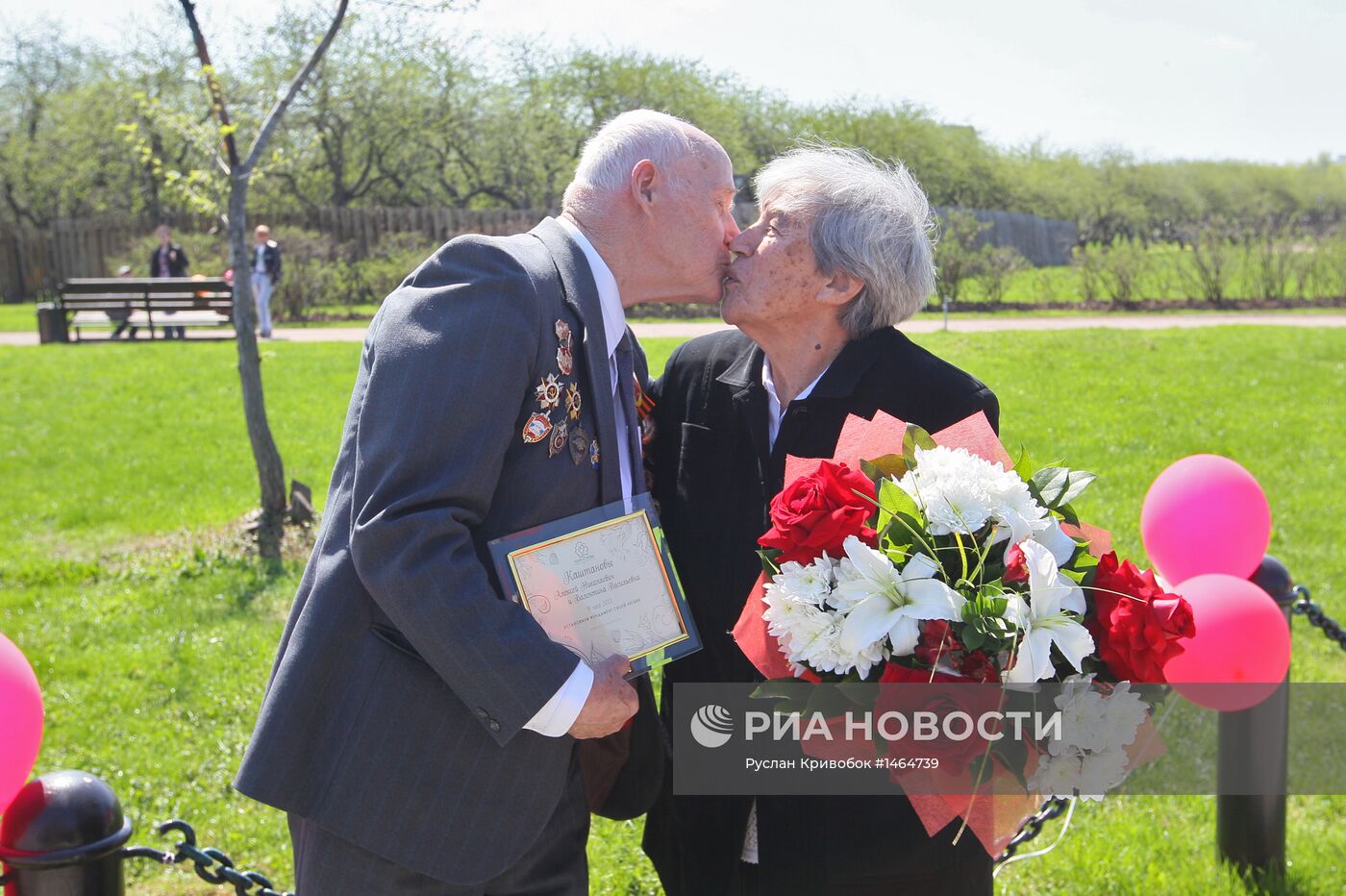 Церемония открытия Камня Любви ветеранов ВОВ