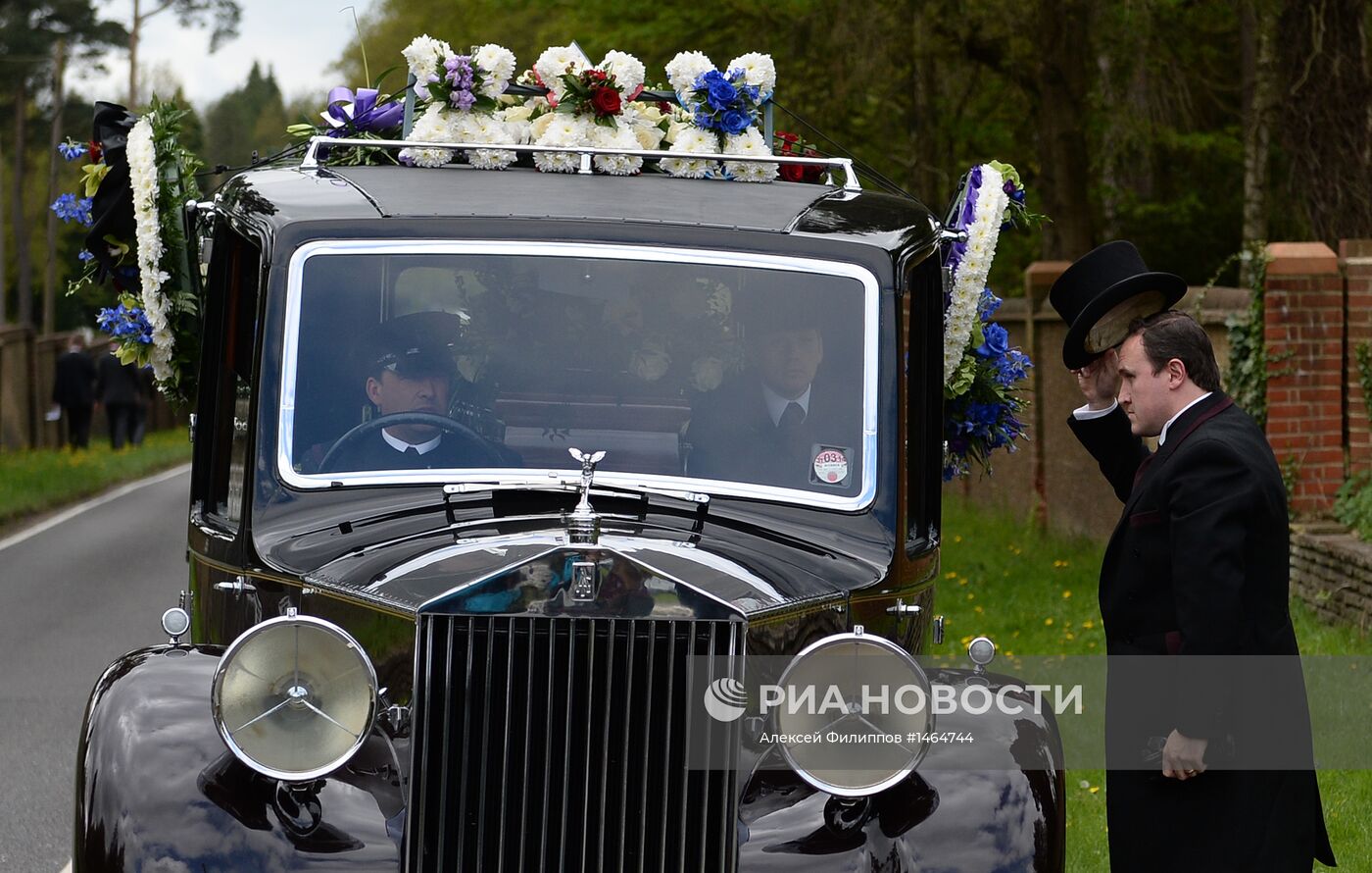 Похороны бизнесмена Бориса Березовского в Великобритании