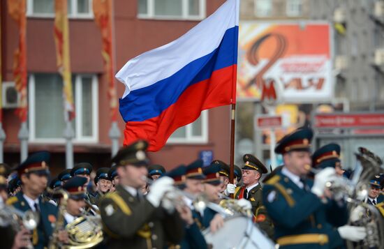 Парад Победы в Новосибирске