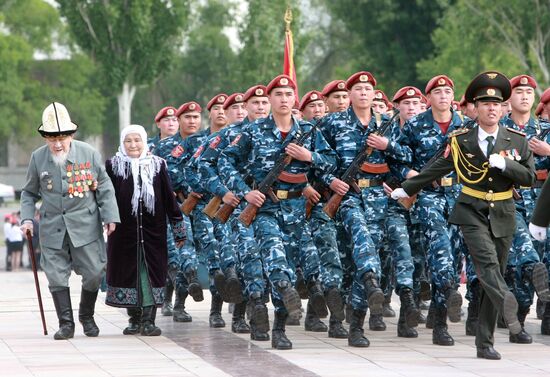 Празднование Дня Победы в Киргизии