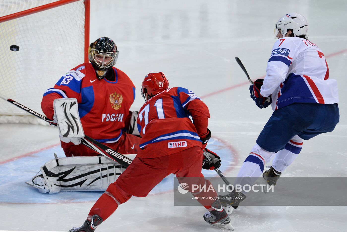 Хоккей. Чемпионат мира. Матч Россия - Франция