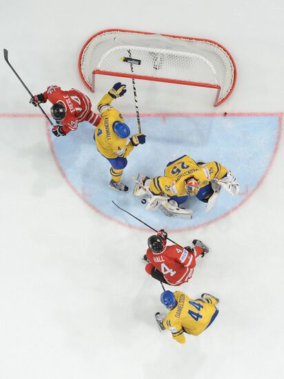 Хоккей. Чемпионат мира. Матч Швеция - Канада